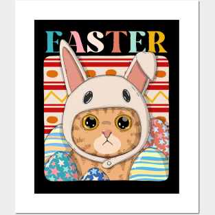 Happy Easter Bunny Posters and Art